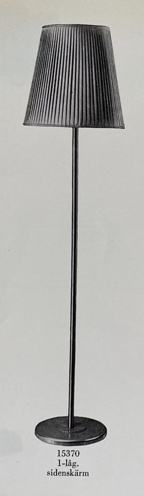 Harald Notini, a model 15370 floor lamp, Arvid Böhlmarks Lampfabrik, 1940's.