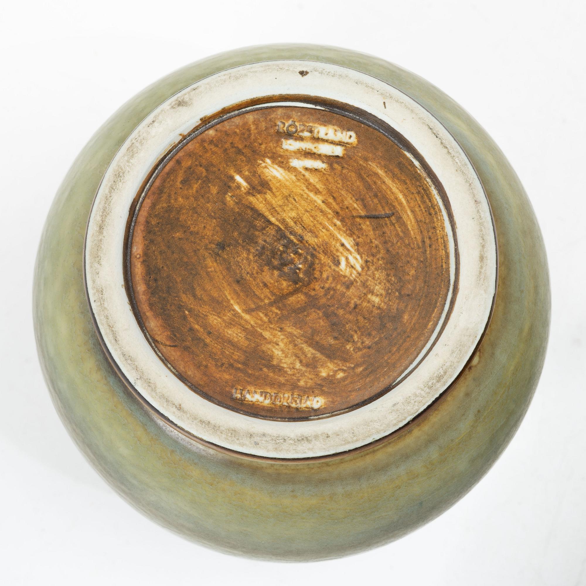 Gertrud Lönegren, Vaser, 2 st, stengods, Rörstrand, 1936-1941.