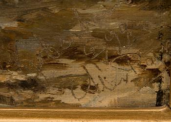 ALEX RAPP, Oil on panel, signed and dated a tergo 1892.