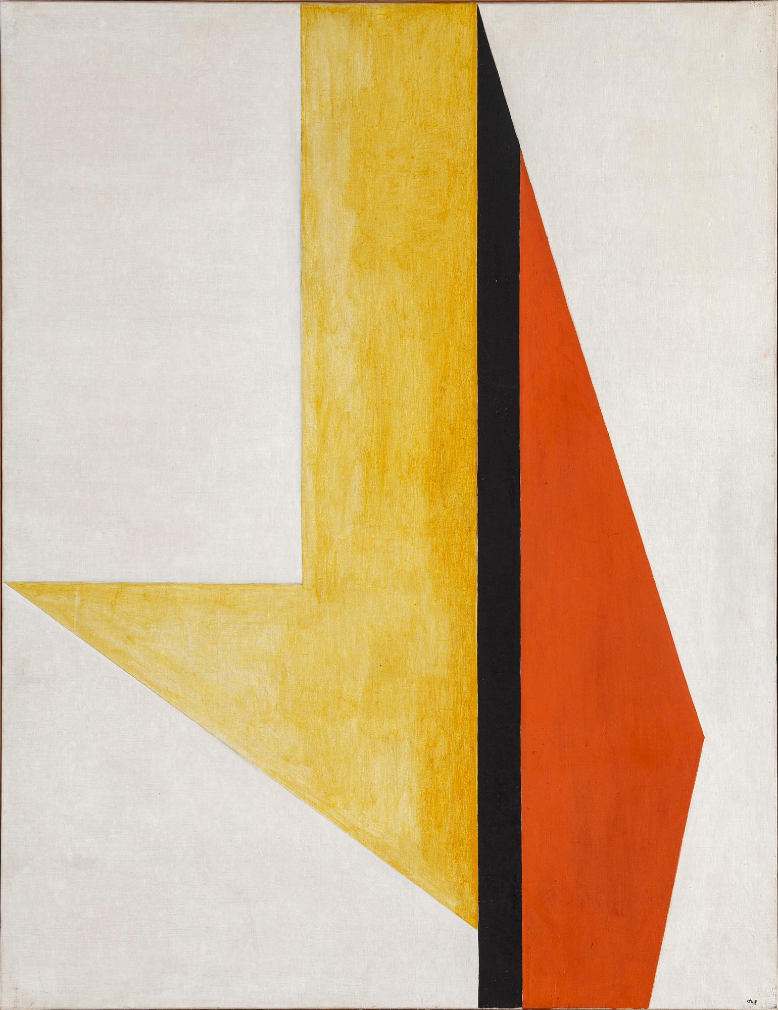 BENGT ORUP, oil on canvas, signed and dated 1955 on the stretcher.