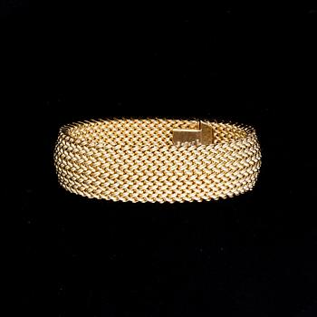 ARMBAND, 14K guld, Italien, importstämplar Faber Art. Vikt 40,7 g.
