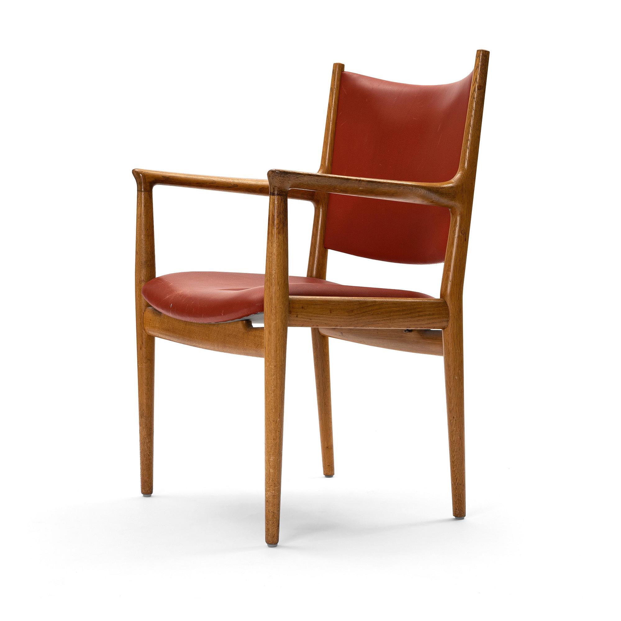 Hans J. Wegner, a 'JH-513' chair, Johannes Hansen, Denmark.