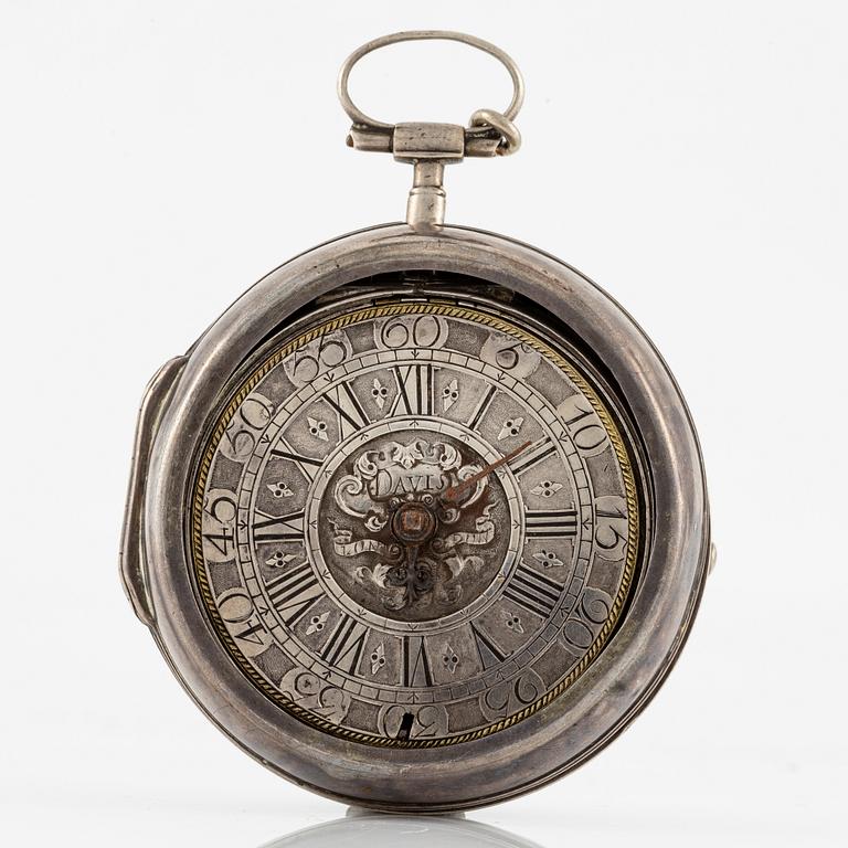 Fickur, av John Davis, London, tidigt 1700-tal, Barock.