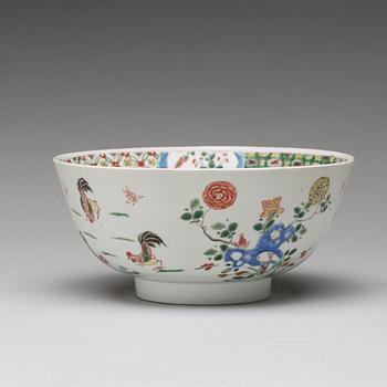 A famille verte bowl, Qing dynasty, Kangxi (1662-1722).