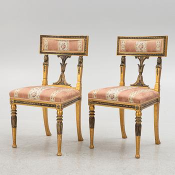 Chairs, a pair, Gustavian style, 20th century.