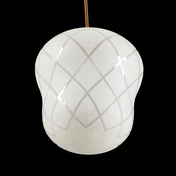 TAKLAMPA, 1900-talets mitt. Höjd ca 65 cm.