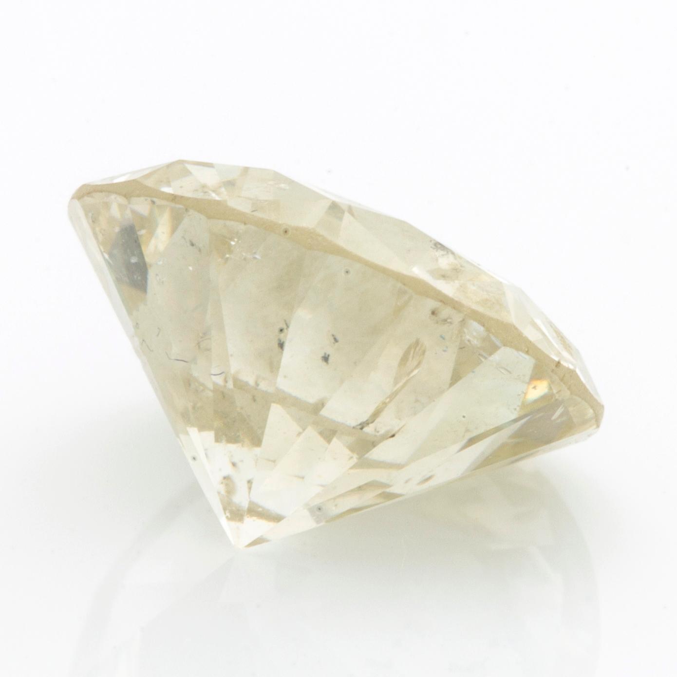 BRILJANT, lös sten, ca 2,5 ct, ca ca M-N, P1.