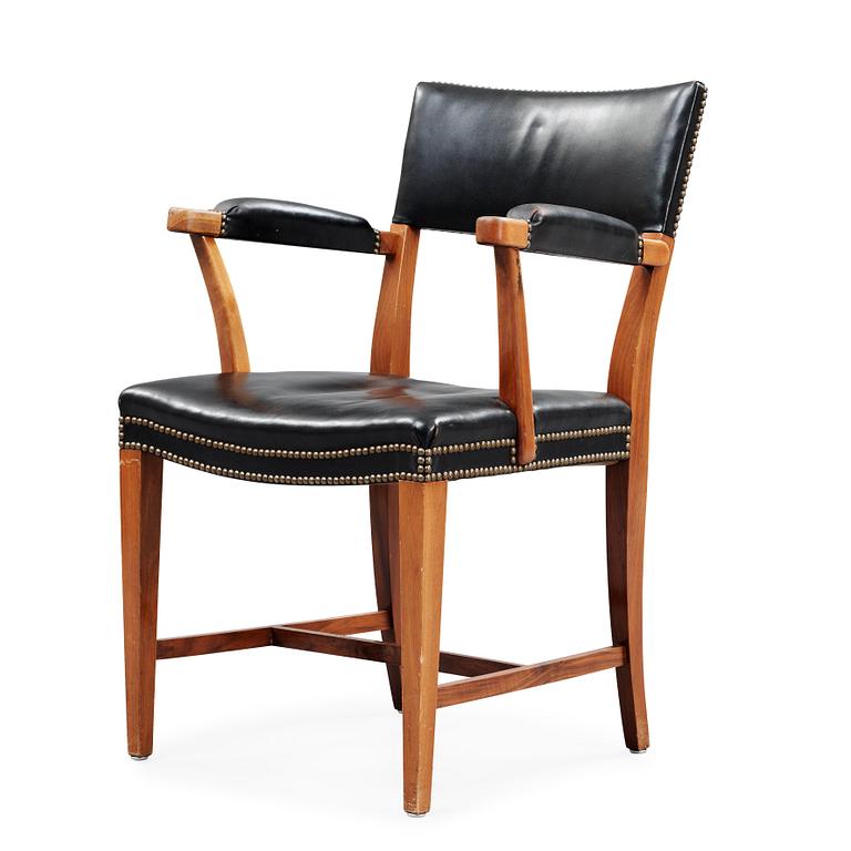 A Josef Frank walnut armchair, Svenskt Tenn, model 695.