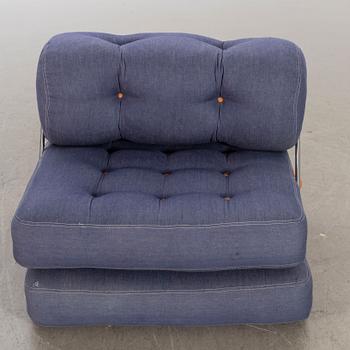 GILLIS LUNDGREN, LOUNGE CHAIR "TAJT" IKEA 1970'S.