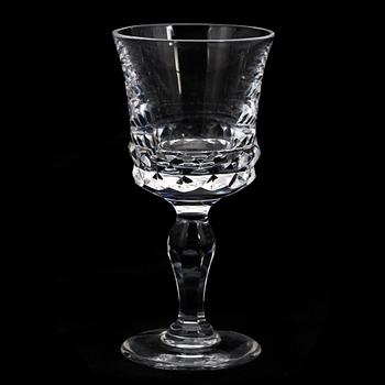 GLASSERVISDELAR, 19 st. "Silvia", Ingeborg Lundin, Orrefors.