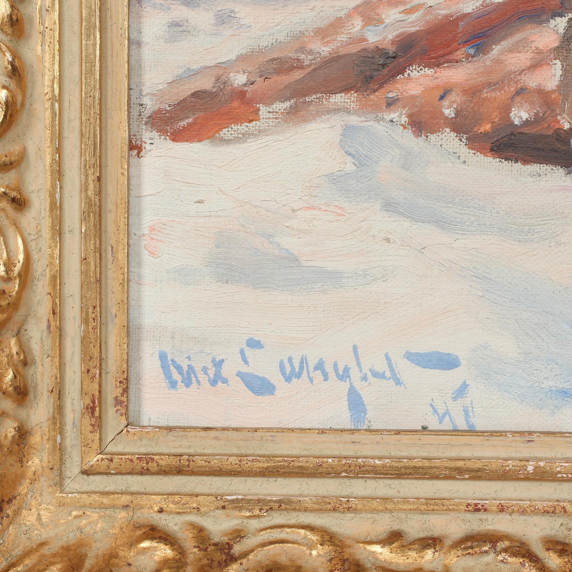 ALEXANDER LANGLET, olja på duk, signerad samt daterad 47?.