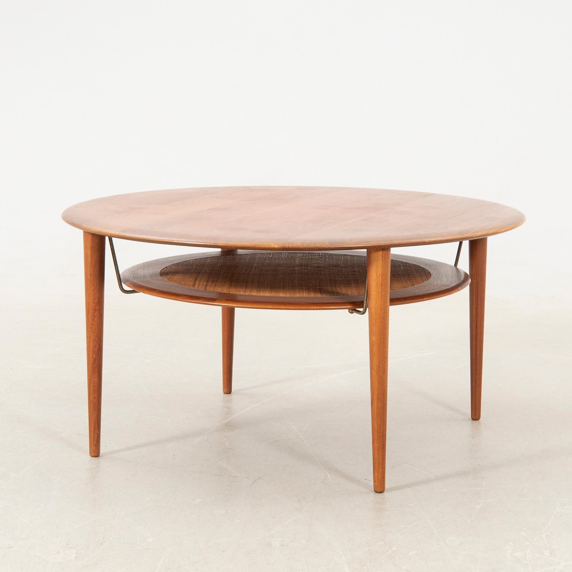 Peter Hvidt & Orla Mølgaard Nielsen, soffbord "Minerva" för France & son Danmark 1950/60-tal.