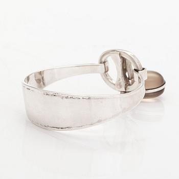 Bertel Gardberg, a sterling silver and quartz bracelet, Tammisaari 1977.