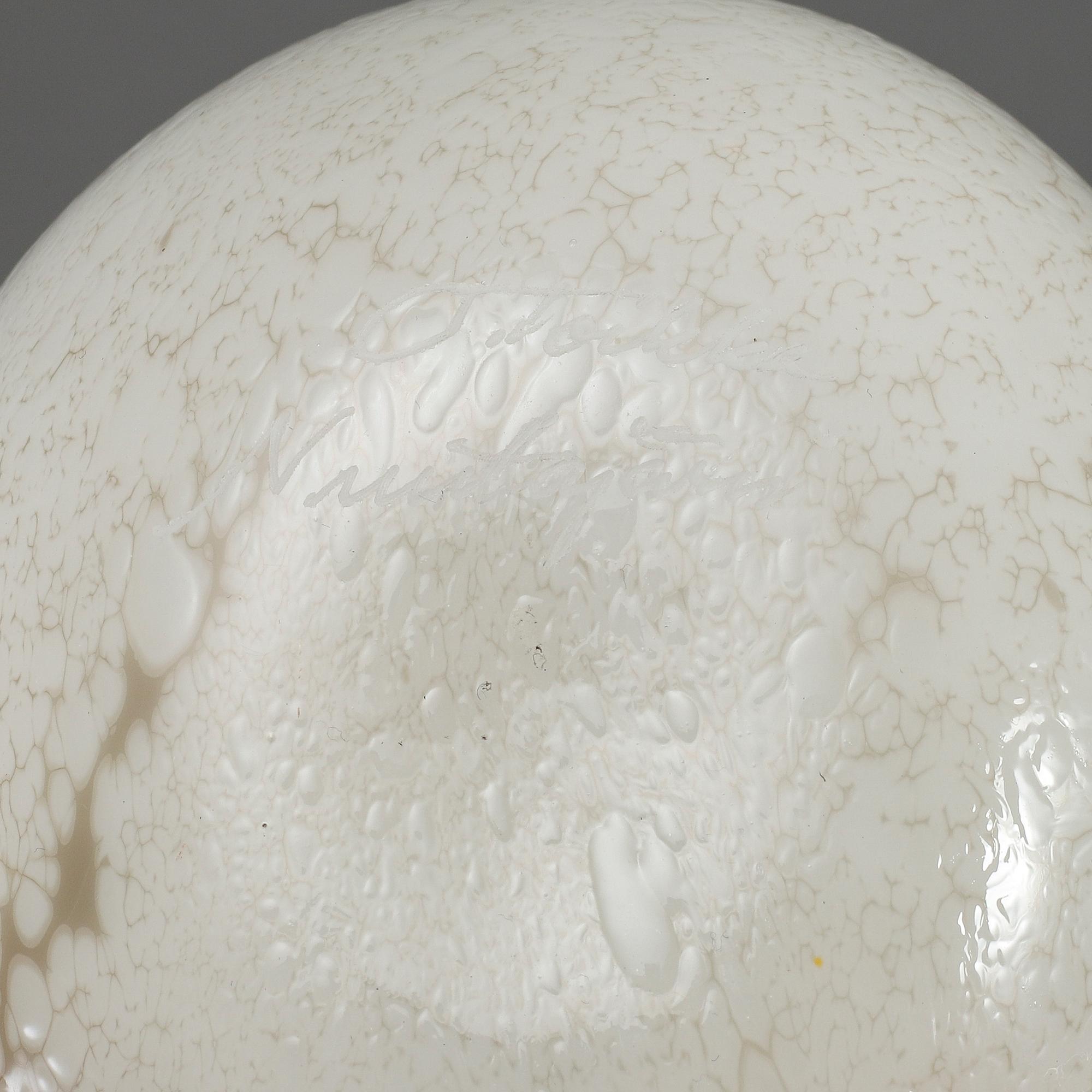 OIVA TOIKKA, glasfågel, "Riekko", Pro Arte, Iittala Nuutajärvi Notsjö, Finland.