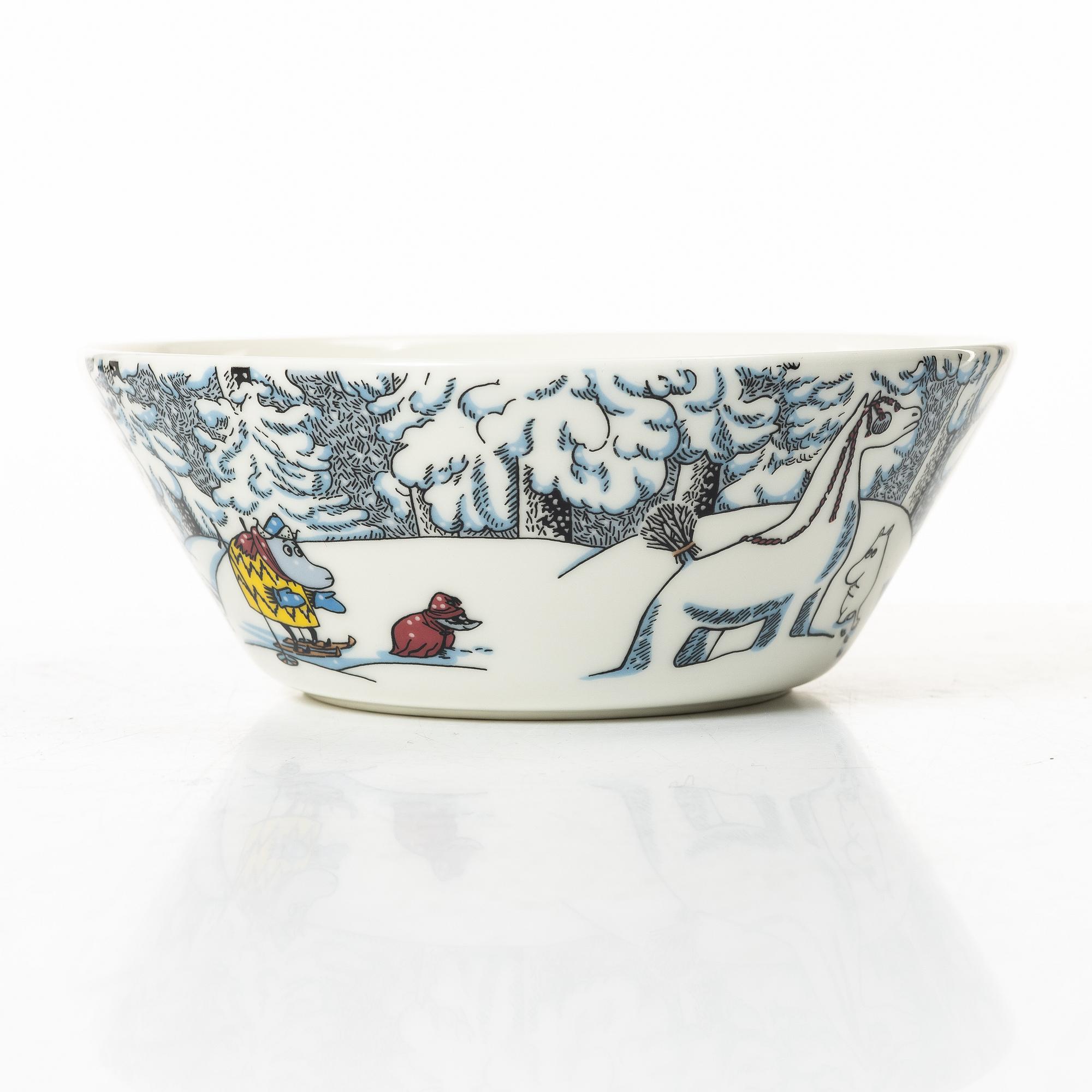 Arabia, skålar, 6 st, porslin, Moomin Characters, 2016.