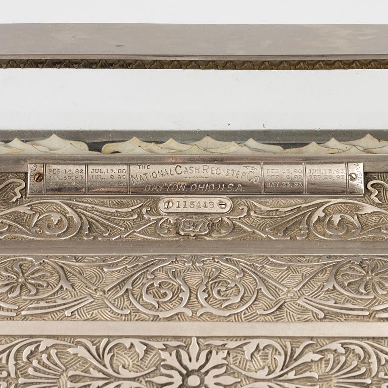 Kassaapparat, modellnummer 37, National Cash Register Co, USA, omkring år 1900.