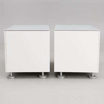 Two 21st century French, "Everywhere", nightstands for Ligne Roset.