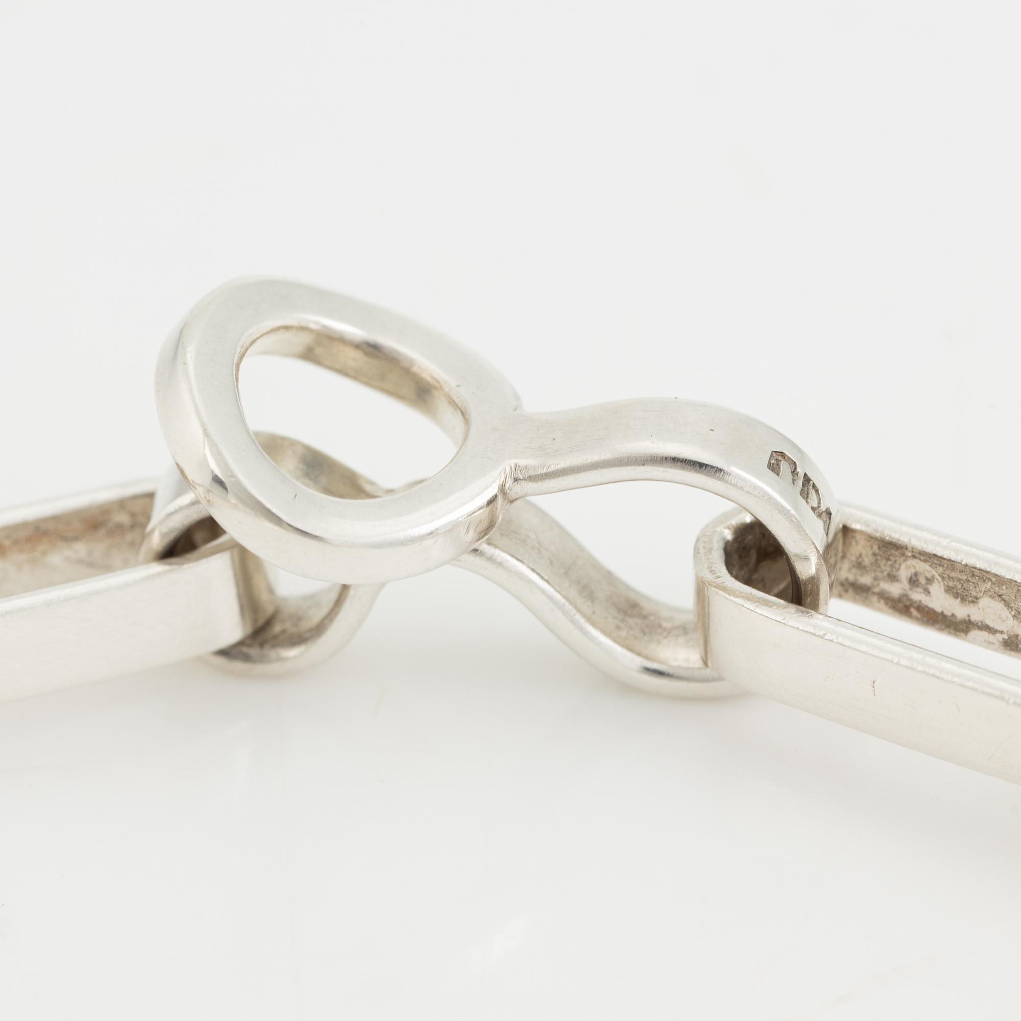 Karl-Ingemar Johansson, armband, silver.