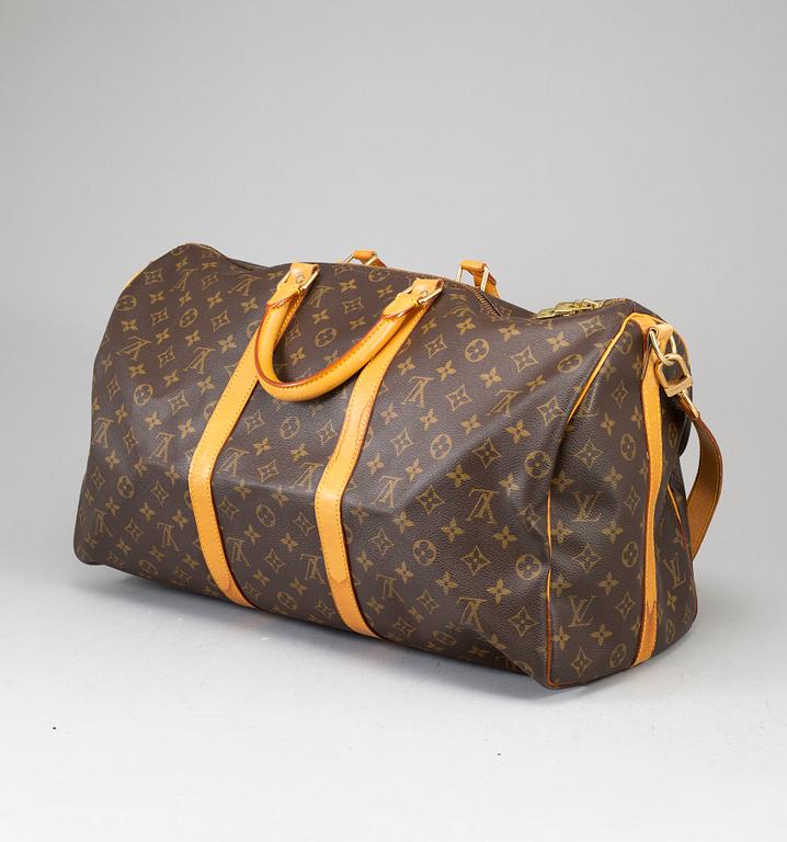 LOUIS VUITTON, 'Monogram Keepall Bandouliere 50'.