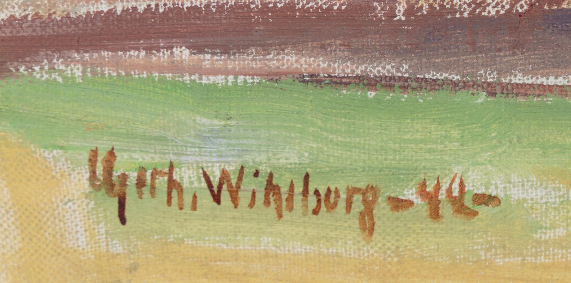 Gerhard Wihlborg, 'Skiss med kvarn, Valleberga'.