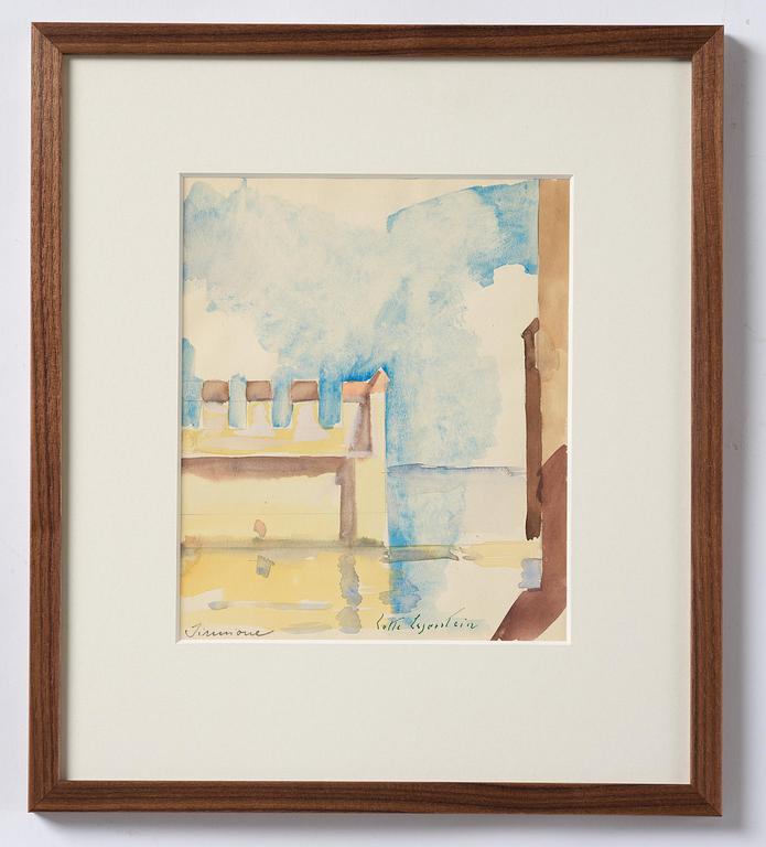 Lotte Laserstein, View from Sirmione, Italy.