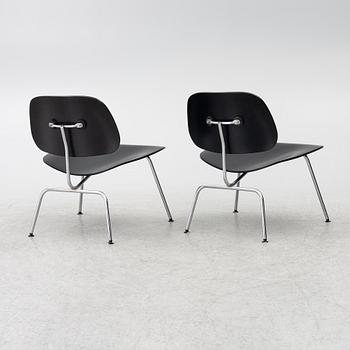 Charles & Ray Eames, fåtöljer, ett par, "LCM", Herman Miller.
