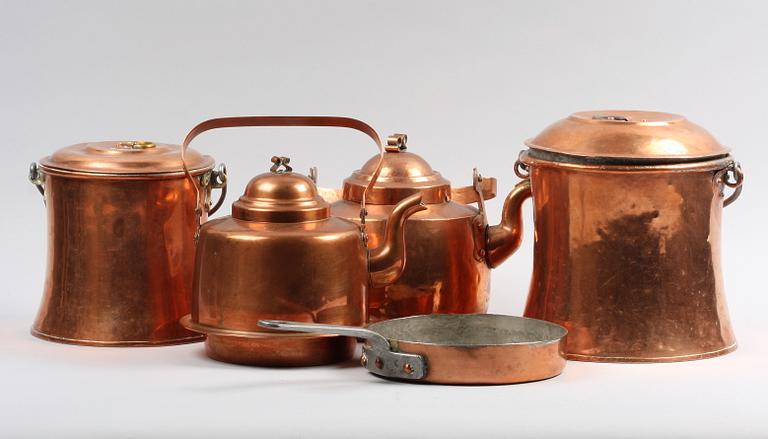 PARTI KOPPAR, 8 delar. 1800-tal bl a.