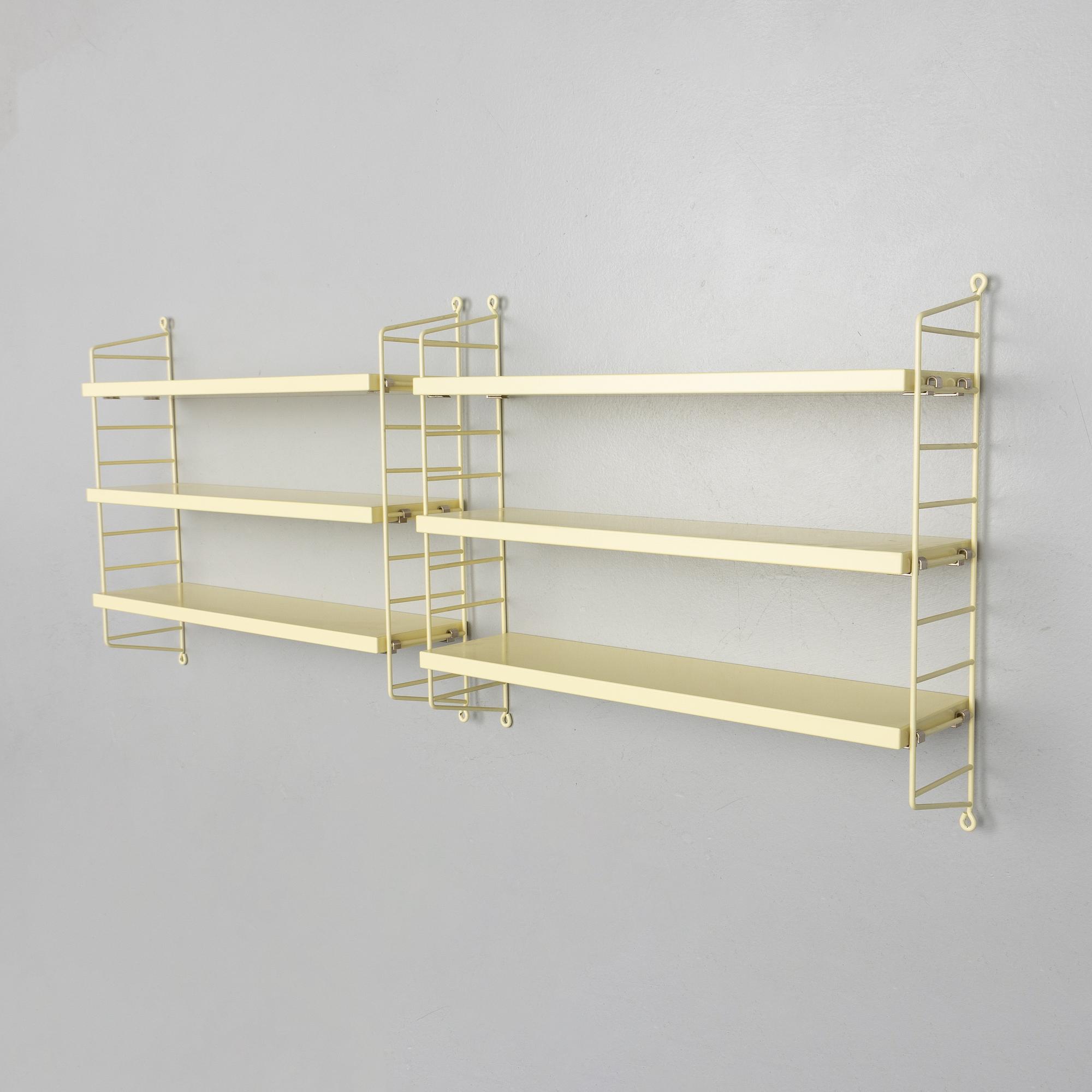 Nils Strinning, bookcases, a pair, "String", "Nordiska Galleriet Limited Edition", 21st century.