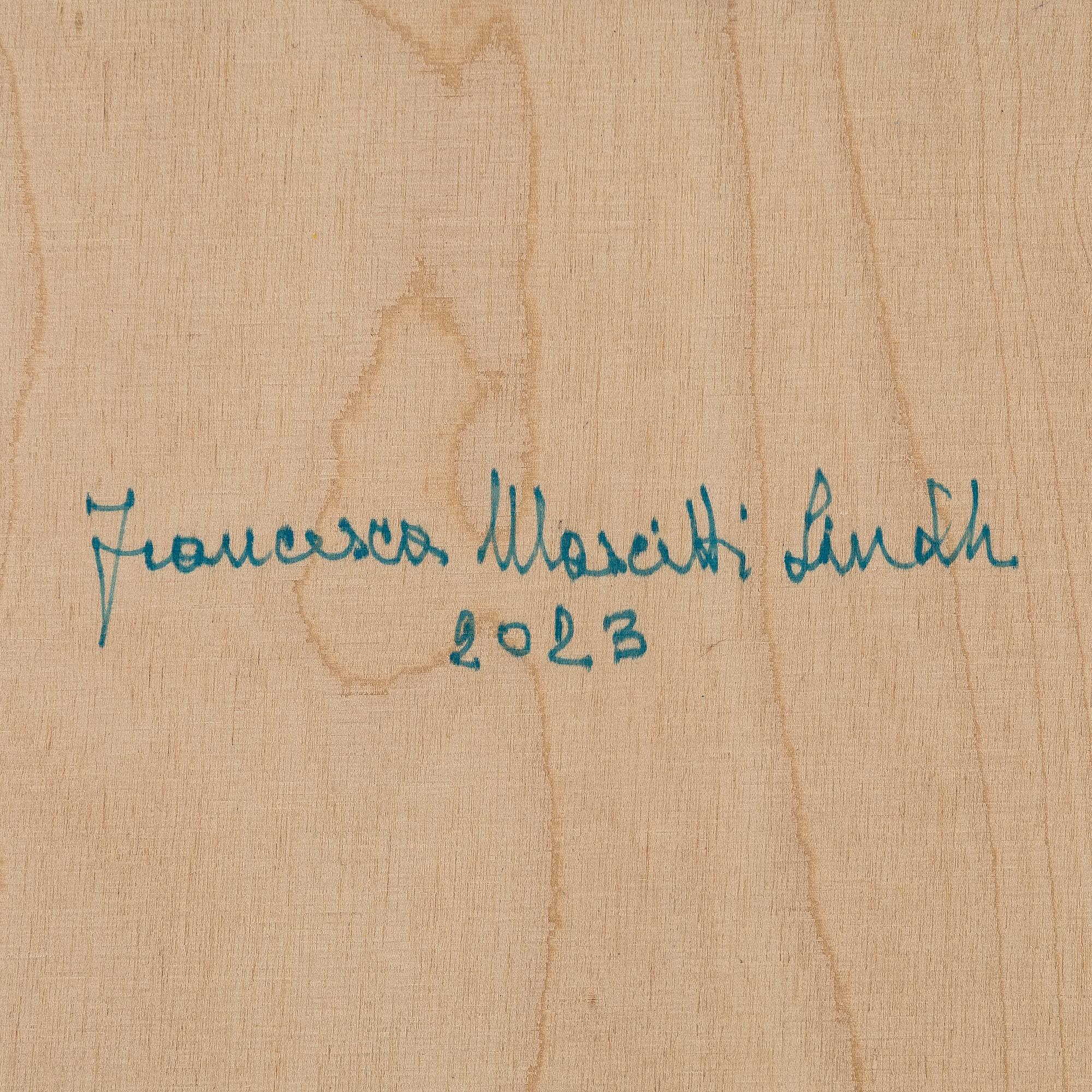 Francesca Mascitti-Lindh, an installation “Luce”, signed Francesca Mascitti Lindh, 2023.