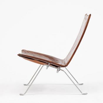 Poul Kjaerholm, a "PK22" easy chair, E. Kold Christensen, Denmark.