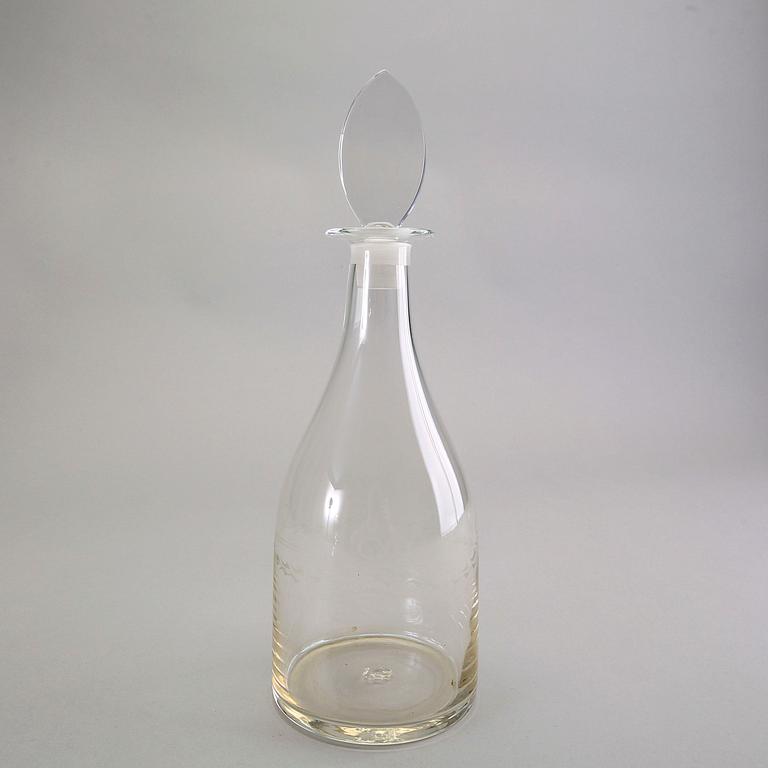 A 65 pcs "Antik" Reijmyre glass service later part of the 20th century.