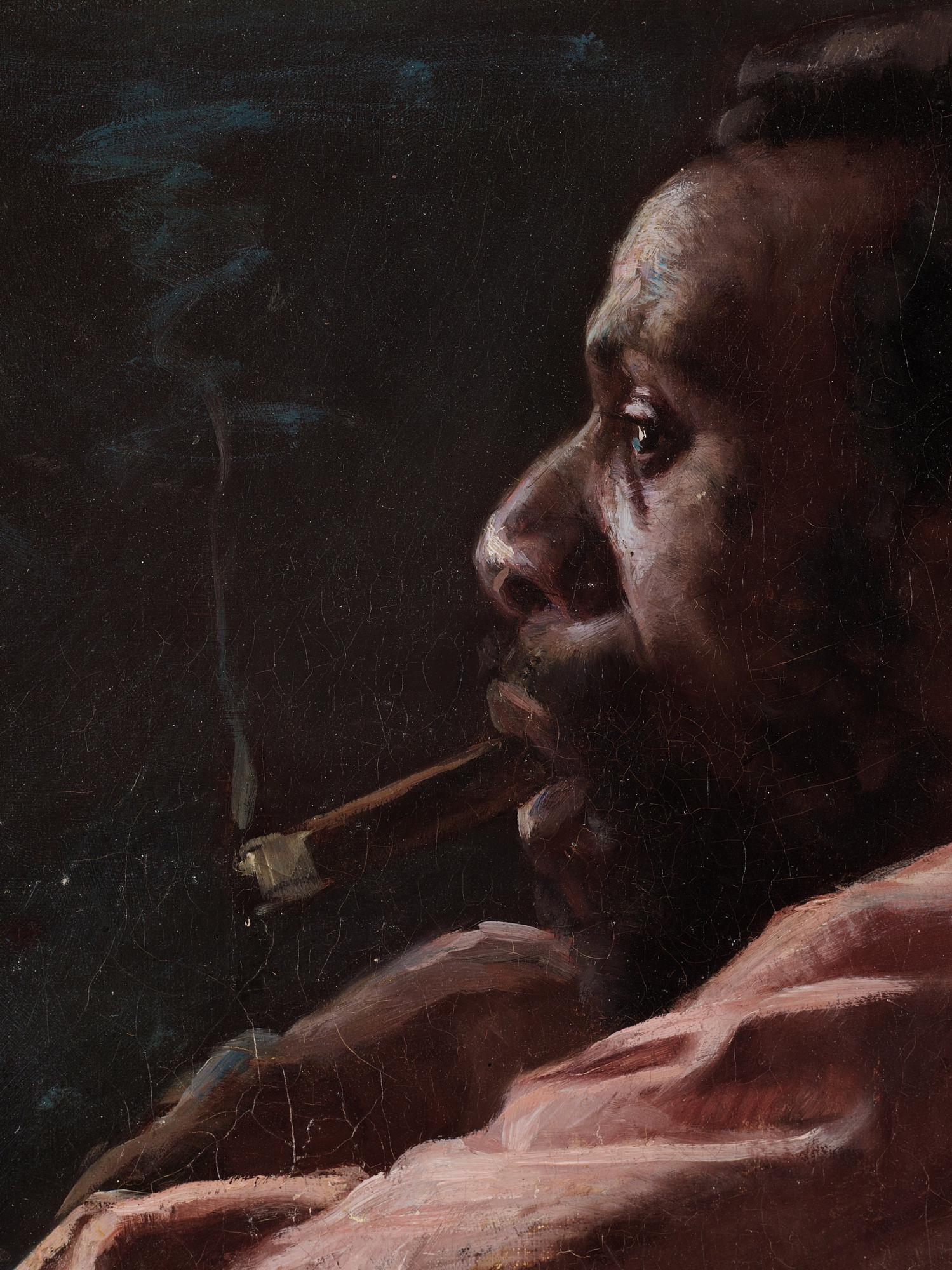 Caleb Althin, Porträtt av Pierre Louis Alexandre (Pettersson).