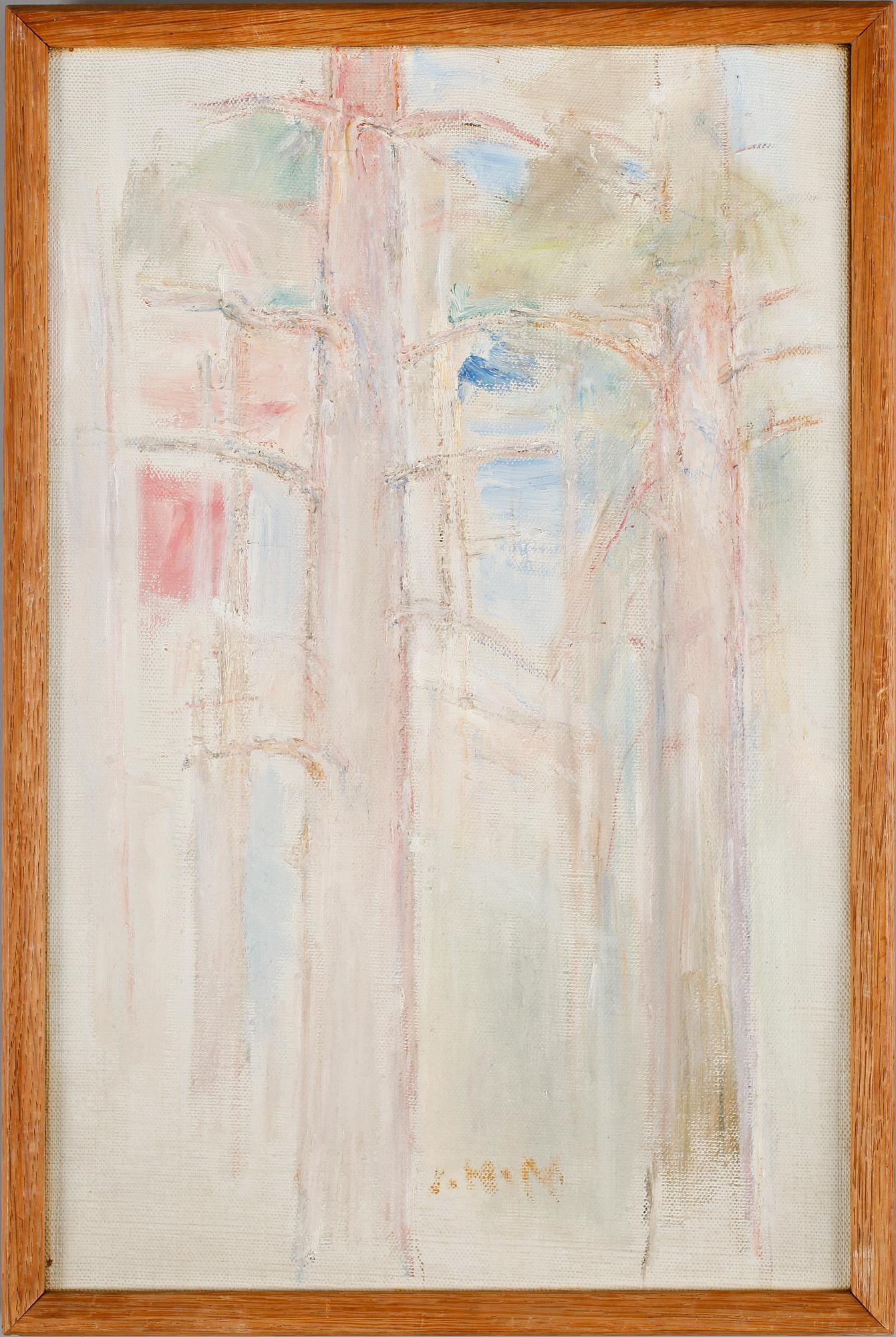 JOHAN HEURLIN, 2 st, oljor på duk, en signerad.