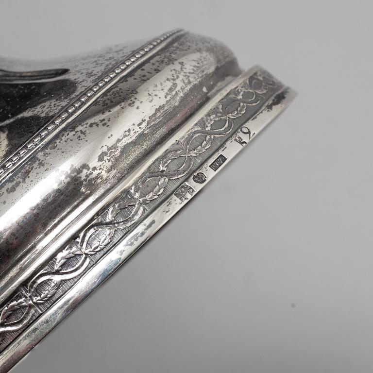 Peter Johan Zetterling, ljusstakar, ett par, silver, Linköping 1792.