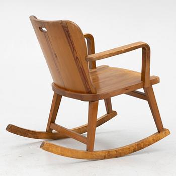 AB ÅBY Furniture Factory, rocking chair, Sportstuga furniture, 1940s-50s.