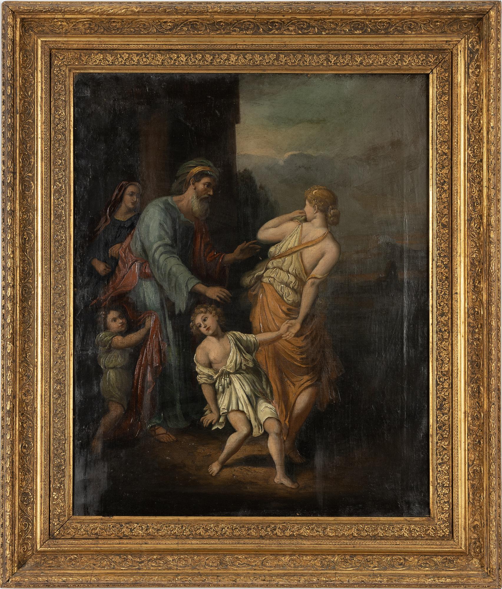 Unknown artist, circa 1820, Hagar and Ishmael Banished.