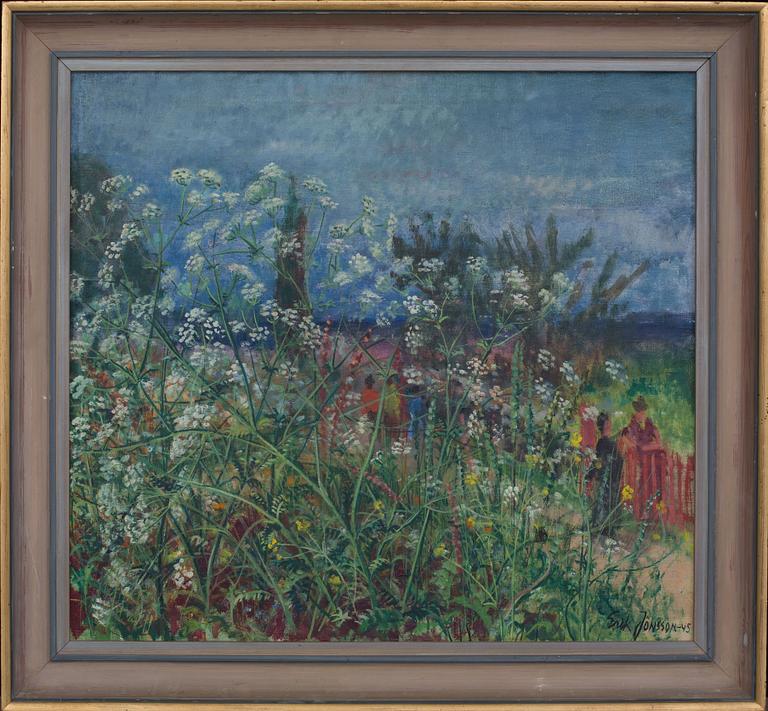 ERIK JÖNSSON, olja på duk signerad och daterad 45.