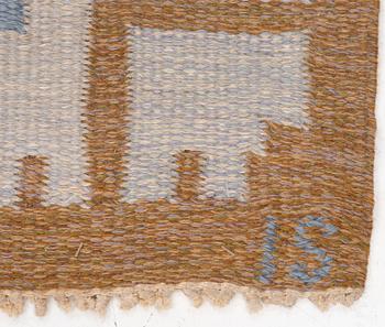 Ingegerd Silow, flatweave carpet, mid-20th century, circa 202 x 138 cm.