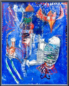 Madeleine Pyk, Oil on canvas, signed.