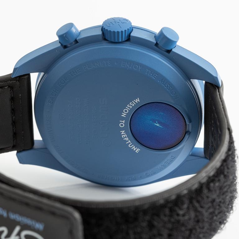 Omega/Swatch, MoonSwatch, "No Reserve", collection of 14 pcs, chronograph, wristwatches, 42 mm.