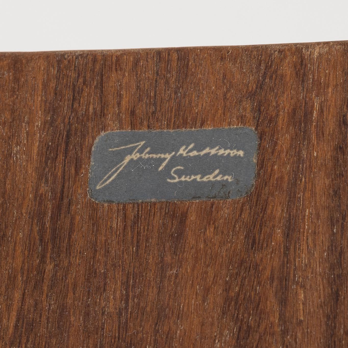 Johnny Mattsson, Snibbskål och bricka, signerade.