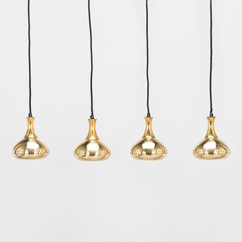 Hans-Agne Jakobsson, four pendant lamps, Markaryd, late 20th century.