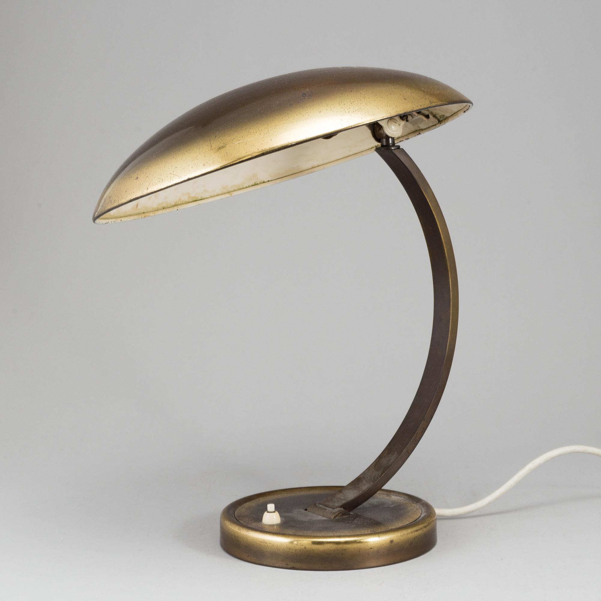 CHRISTIAN DELL, a table light Gebr. Kaiser & Co, Germany, 1930's.