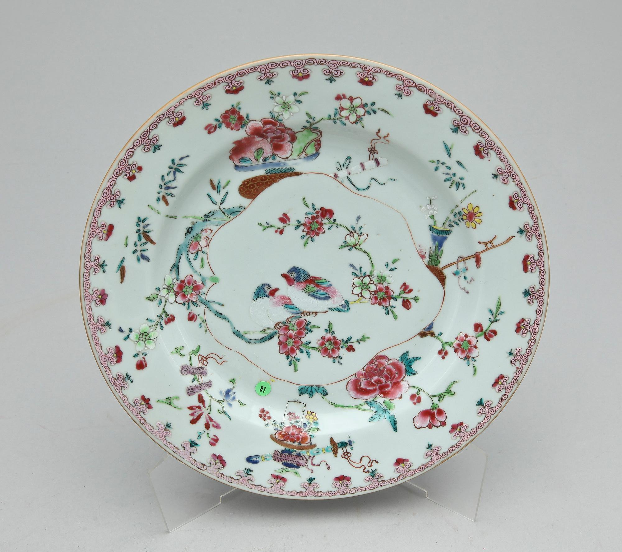 TALLRIK, porslin, Kina, Yongzheng, (1722-1735).