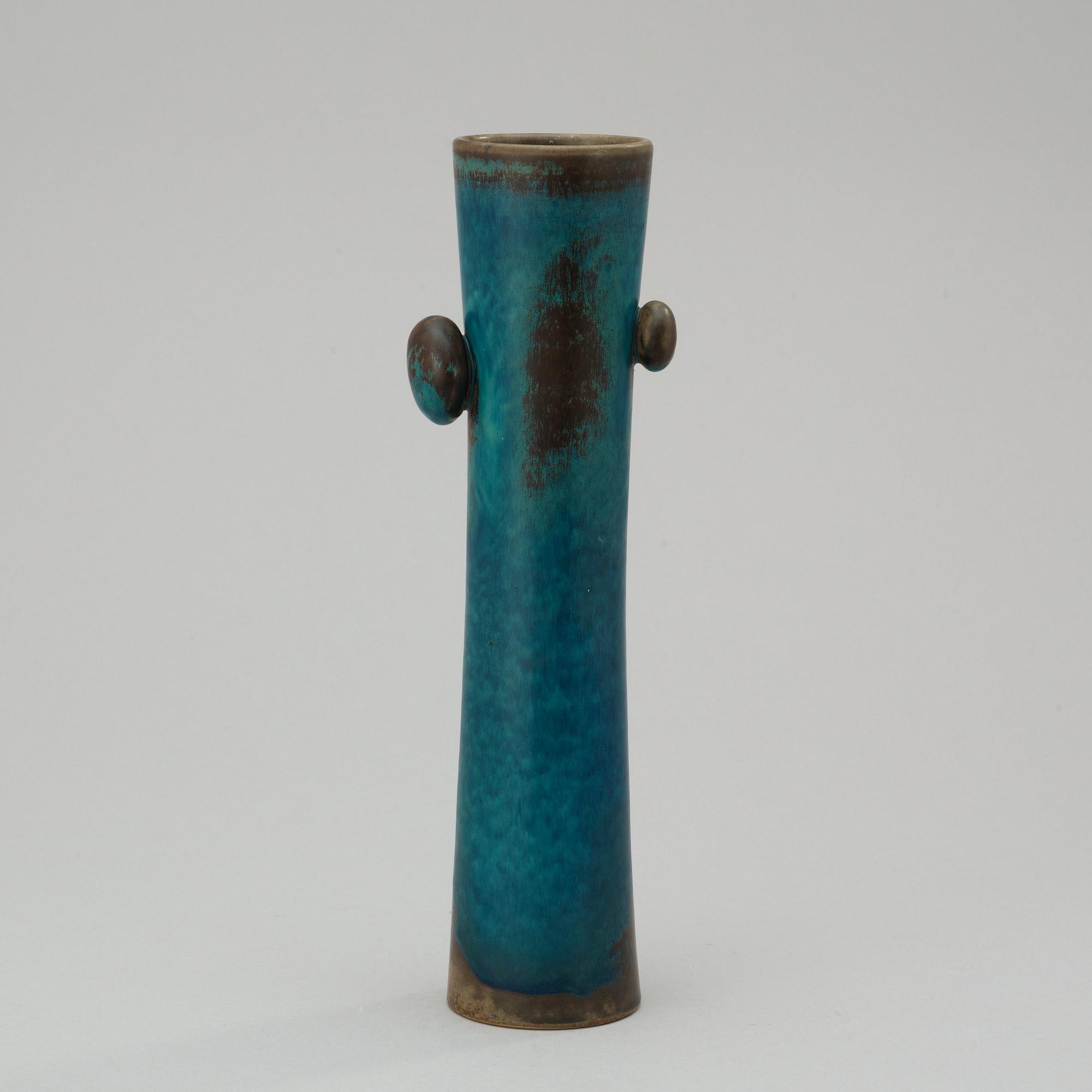 A Stig Lindberg stoneware vase, Gustavsberg Studio 1961.