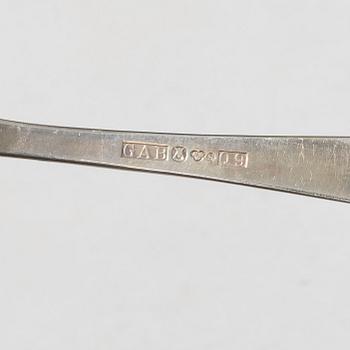 Jacob Ängman, Cutlery set, 55 pieces, silver, "Rosenholm", GAB.