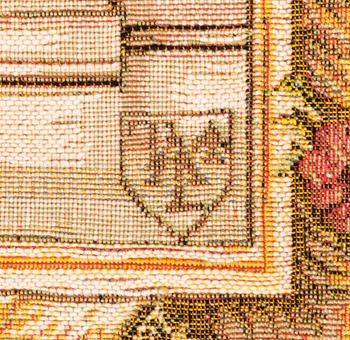 A French tapestry by Goblys. 104 x 144 cm.