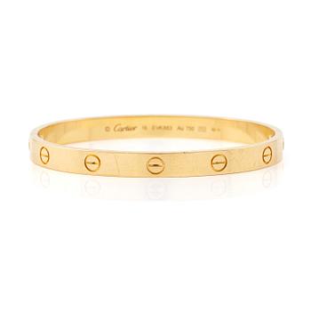 485A. A Cartier bracelet "Love" in 18K gold.