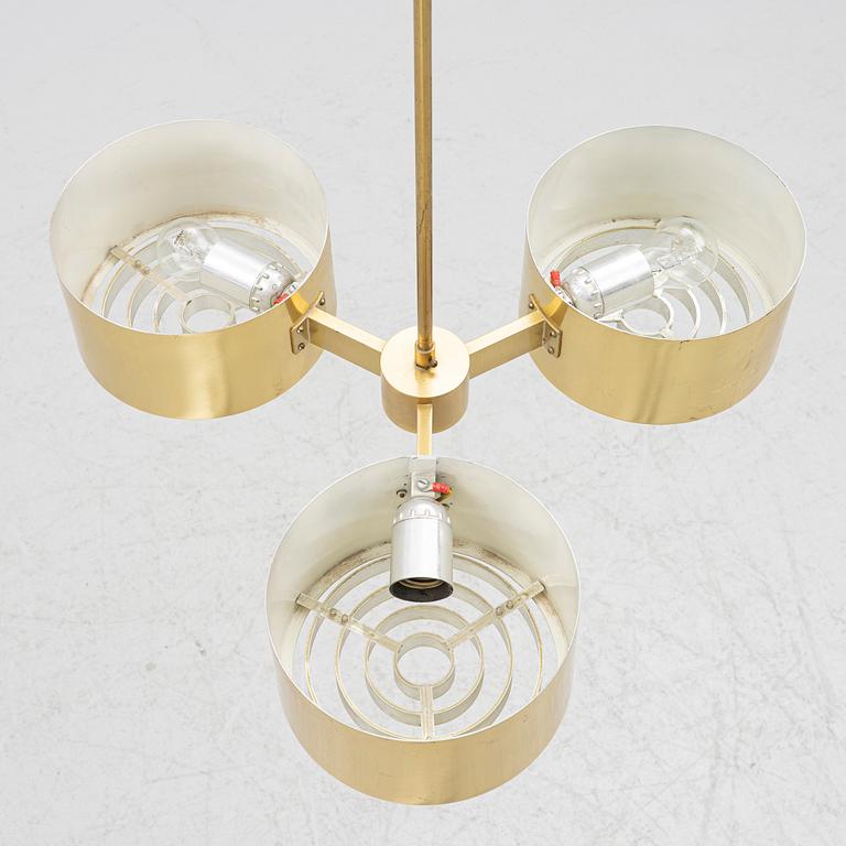 Hans-Agne Jakobsson, Ceiling lamps, a pair, 1960s/70s.