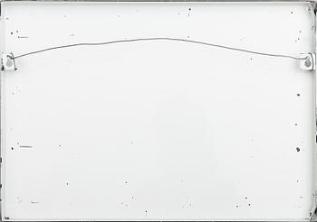 VÄGGPLATTA, emaljerad plåt, Hilding Engströmer, Gustavsberg.